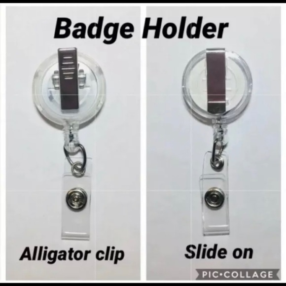 Sanrio Hello Kitty Bear Pink Retractable Badge Holder - Picture 3 of 5